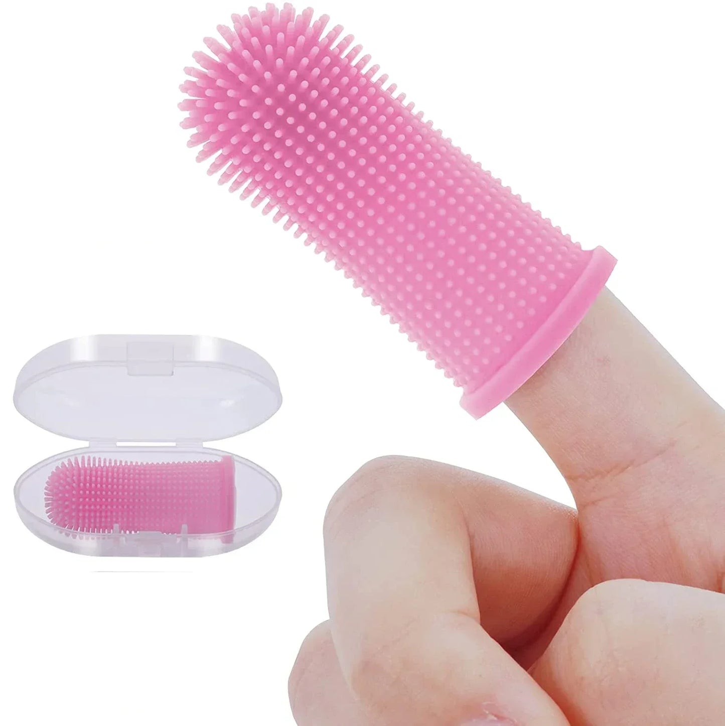 Lot de 3 Brosses à Dents Doigtier pour Chien | Pour une Hygiène Dentaire Douce et Facile
