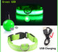 Collier Lumineux Détachable – Sécurité Nocturne Animaux - Nos Poilus