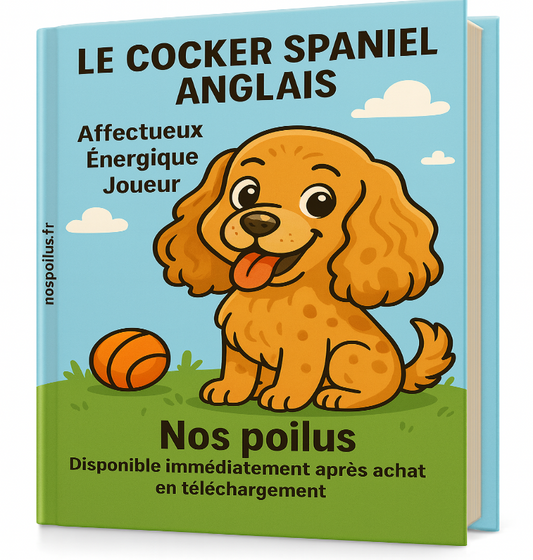 decouvrez le chien cocker dans la collection nos poilus