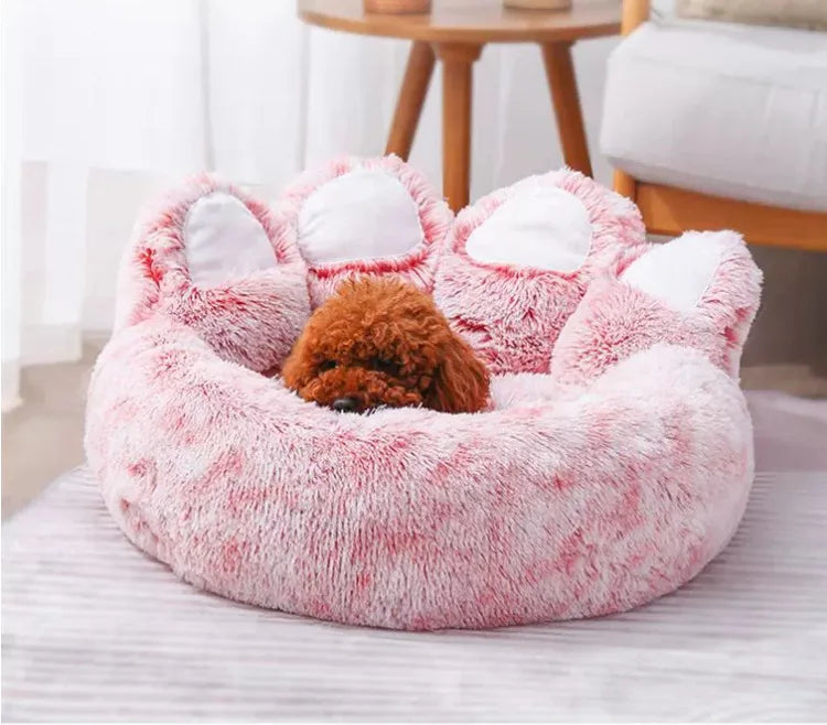 panier confortable pour vieux chien