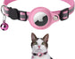 collier pour chat compatible AirTag avec bandes réfléchissantes – Nos Poilus