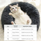 lit rond en peluche super doux pour chat 40–70 cm – Nos Poilus