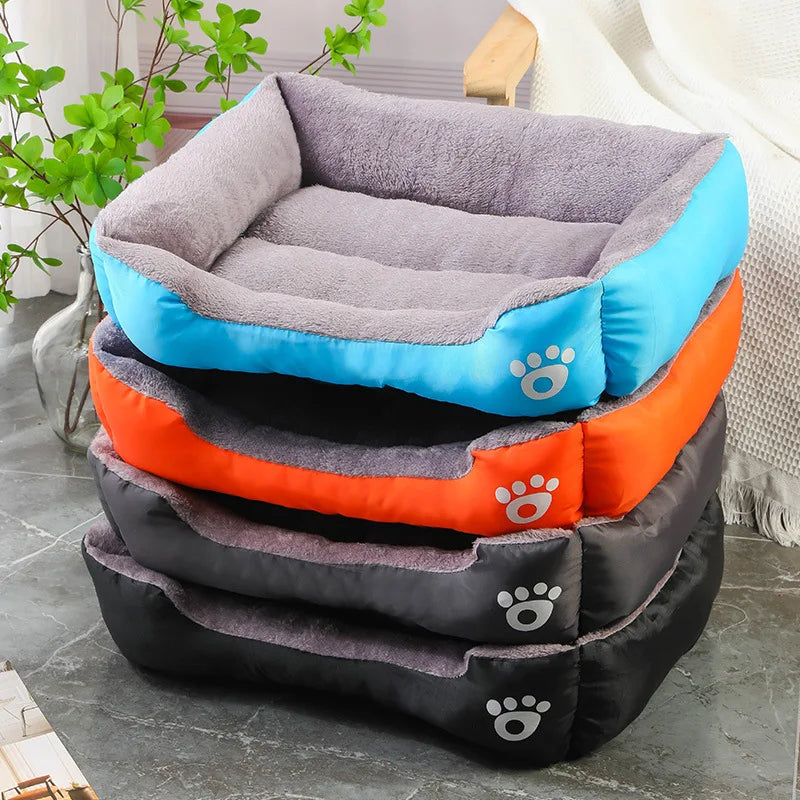 Lit pour Chien Imperméable et Ultra-Résistant | Confort Orthopédique (Tissu Oxford 600D)