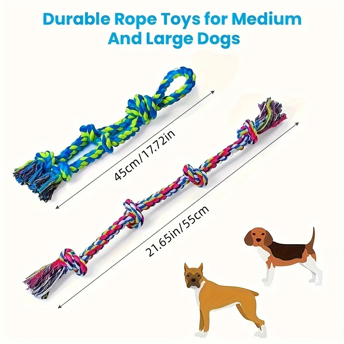 Jouet Solide pour Chien – Nœud et Traction - Nos Poilus