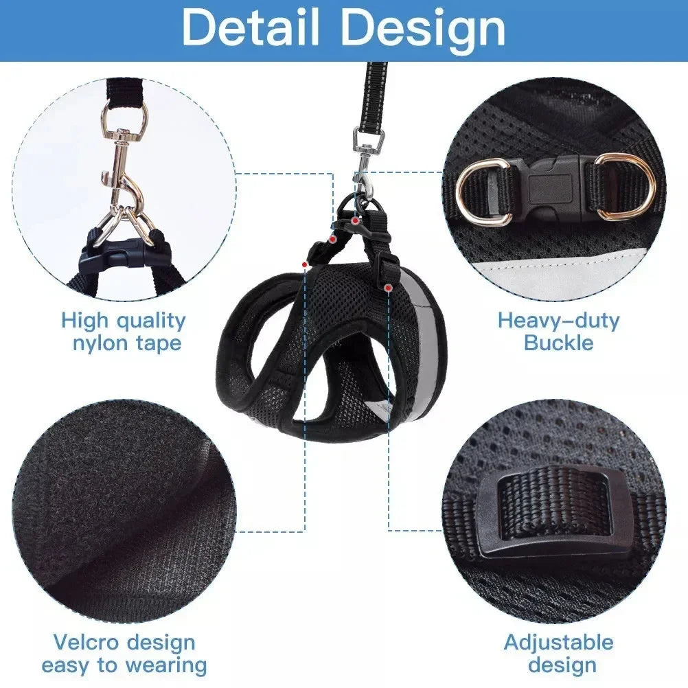 Harnais Confortable pour Chiens de Petite Taille - Nos Poilus