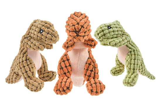 Peluche Dinosaure pour Chiot – Douce et Mâchouillable - Nos Poilus