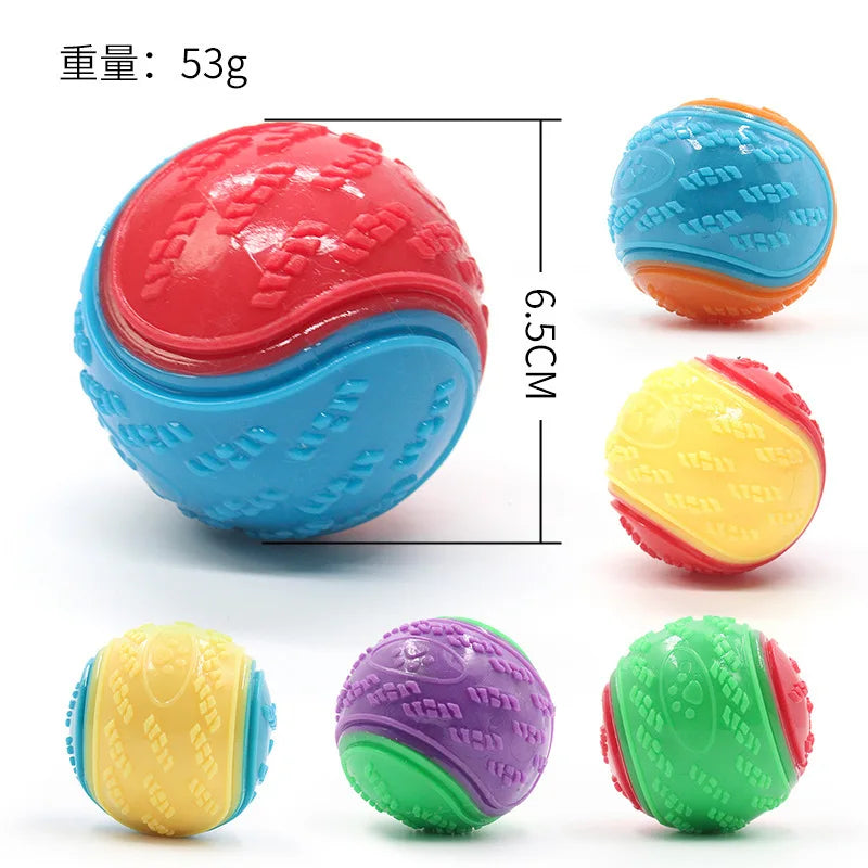 Balles  interactives  jouet à mâcher ,pack de 6 pièces