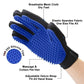 gants de toilettage en silicone pour chat – capture du poil mort Nos Poilus