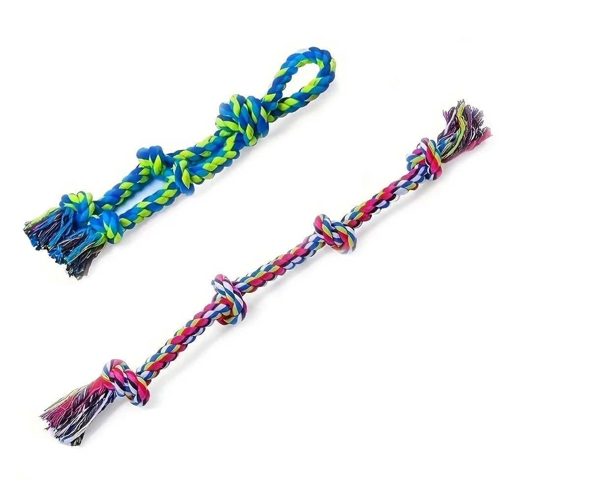 Jouet Solide pour Chien – Nœud et Traction - Nos Poilus