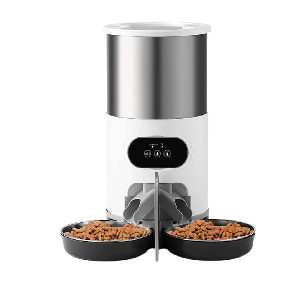 distributeur automatique de croquettes double bols
