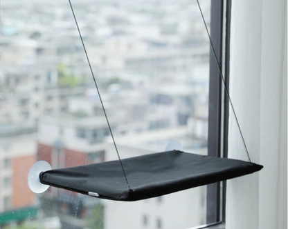 lit hamac de fenêtre pour chat avec ventouses haute adhérence, siège confortable supporte 20kg