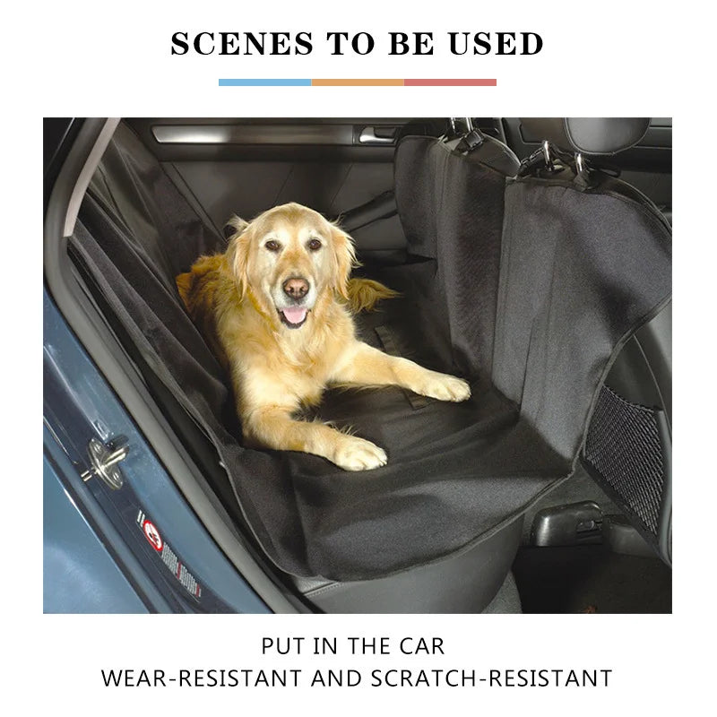 Housse de Protection Auto pour Chien | Siège Arrière Sécurisé, Imperméable et Antidérapant