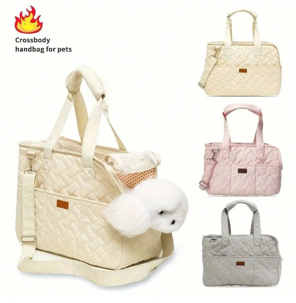 Sac fourre-tout pour chien et chat, sans évasion, portable, multifonctionnel, grande capacité, respirant, sac horizontal, sac souple portable zwq