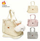 Sac fourre-tout pour chien et chat, sans évasion, portable, multifonctionnel, grande capacité, respirant, sac horizontal, sac souple portable zwq