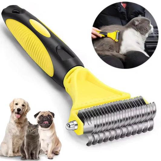 Brosse Démêlante Double Face – Chien et Chat - Nos Poilus