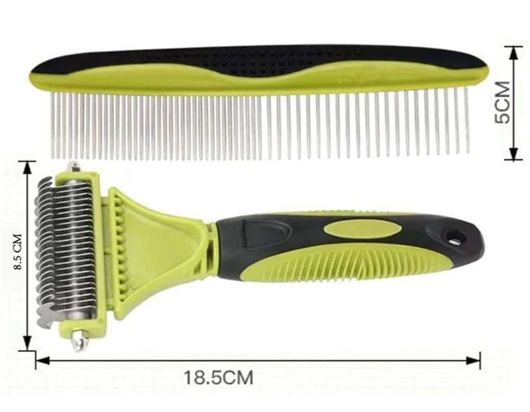 Brosse Démêlante Double Face – Chien et Chat - Nos Poilus