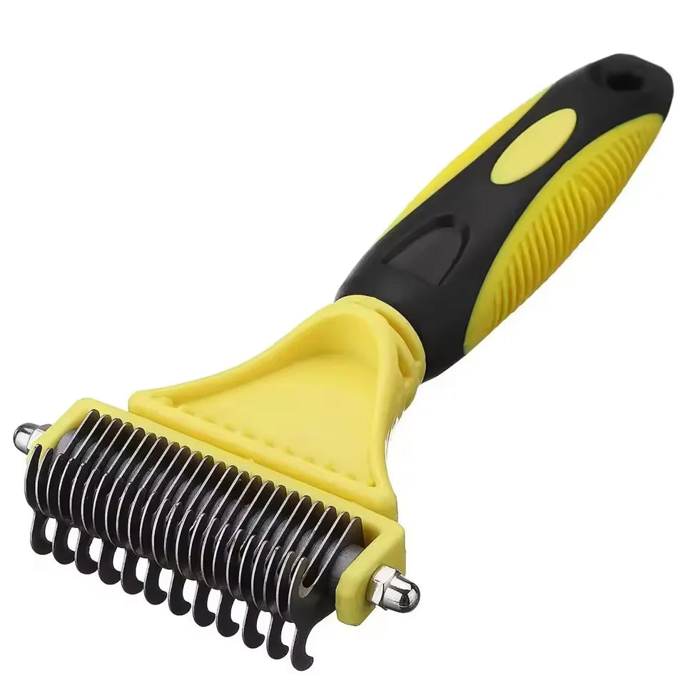 Brosse Démêlante Double Face – Chien et Chat - Nos Poilus