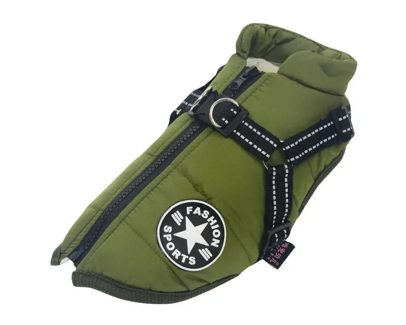 Manteau d’Hiver Doublé – Protection Chien Froid - Nos Poilus