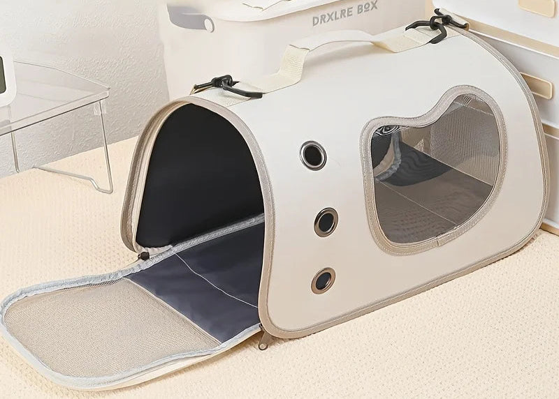 Sac Bandoulière Respirant – Transport Chat et Chiot - Nos Poilus