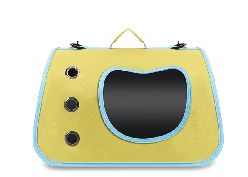 Sac Bandoulière Respirant – Transport Chat et Chiot - Nos Poilus