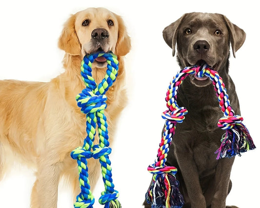 Jouet Solide pour Chien – Nœud et Traction - Nos Poilus
