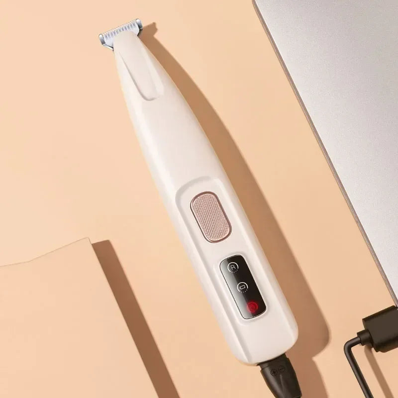 Tondeuse pour poils de pattes de chien avec lumière LED, étanche