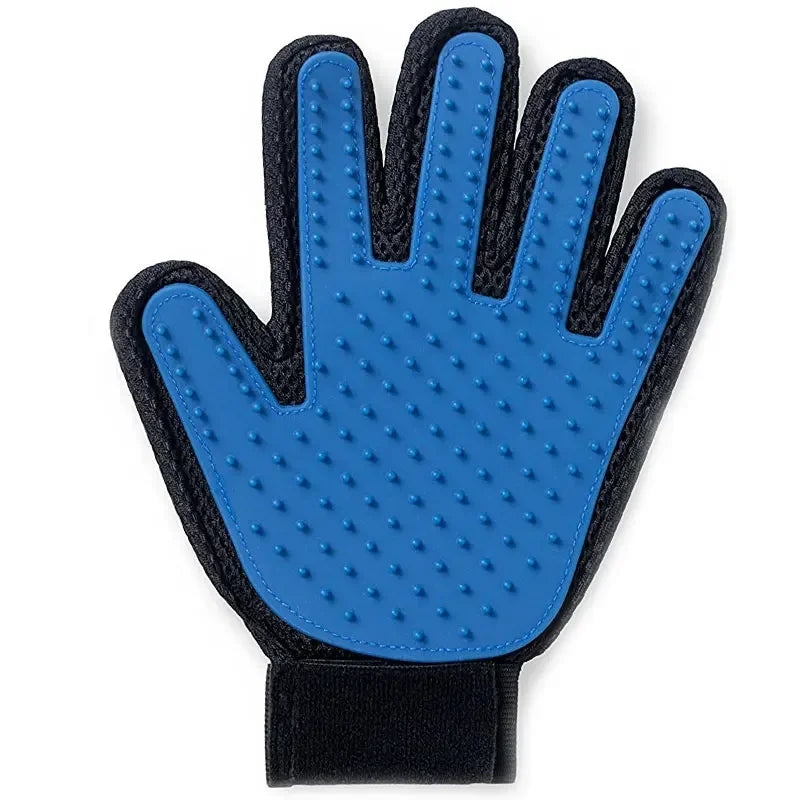 gants brosse-peigne anti-poils pour chats et chiens, massage doux du pelage