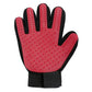 gants brosse-peigne anti-poils pour chats et chiens, massage doux du pelage