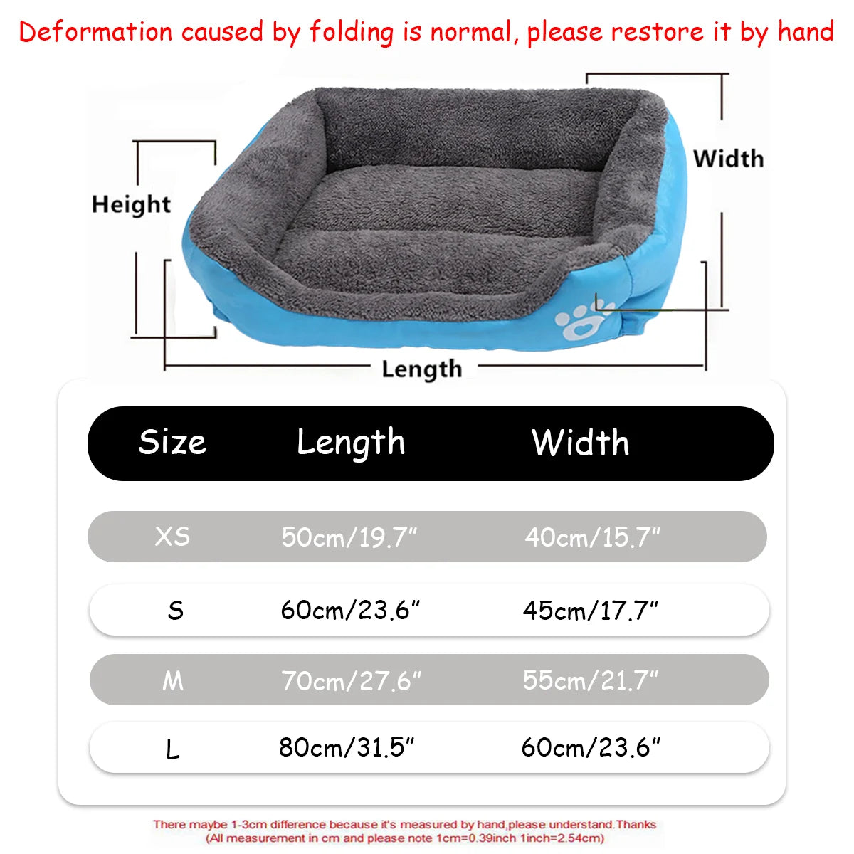 Lit pour Chien Imperméable et Ultra-Résistant | Confort Orthopédique (Tissu Oxford 600D)