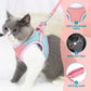 harnais gilet réfléchissant pour petit chat avec laisse assortie – Nos Poilus