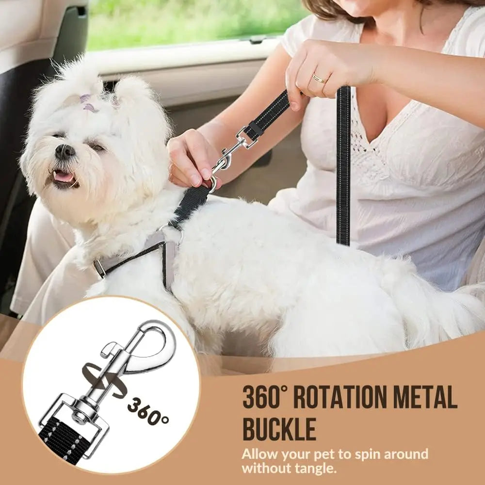 Ceinture de sécurité harnais pour chien en voiture,