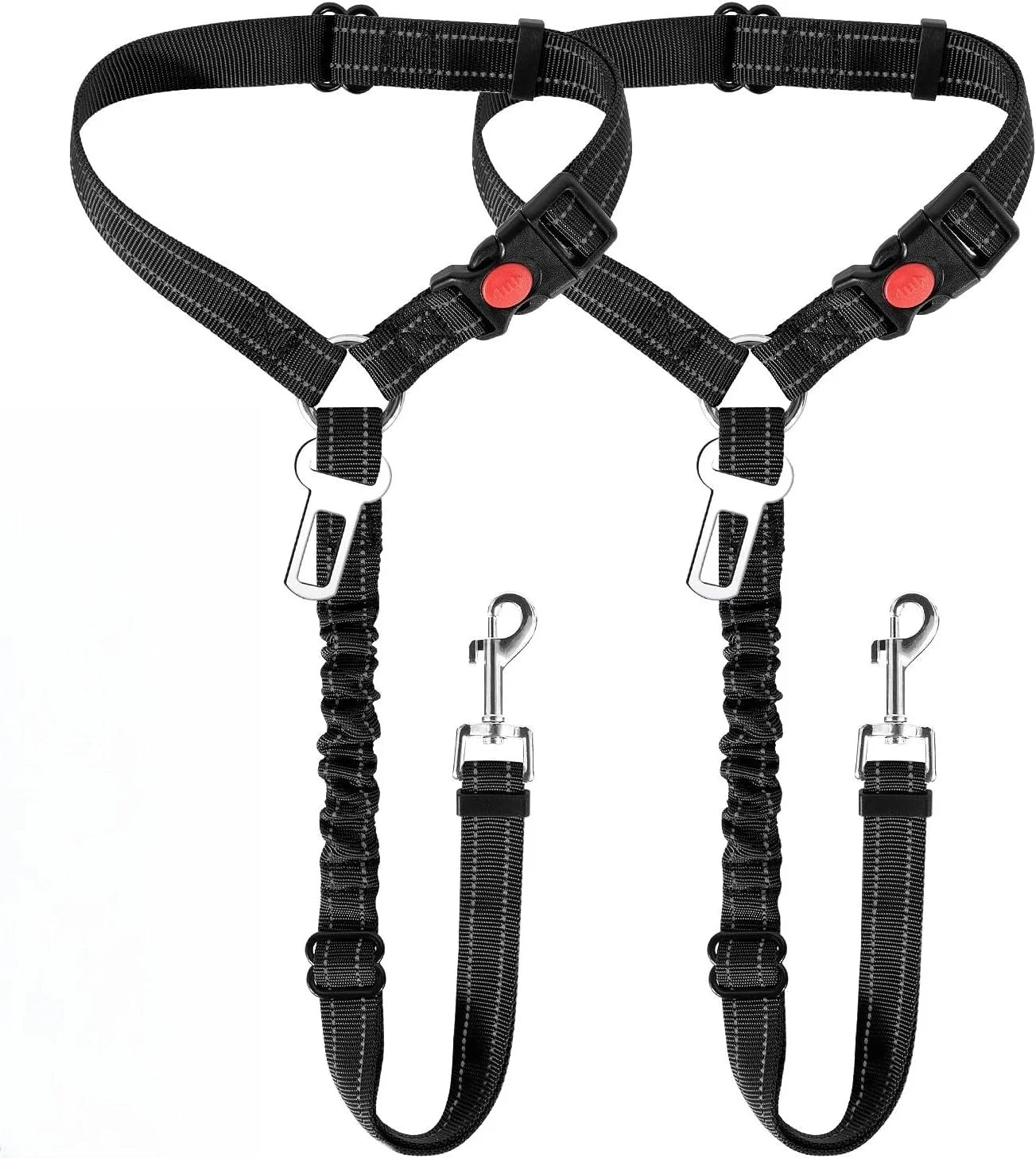 Ceinture de sécurité harnais pour chien en voiture,