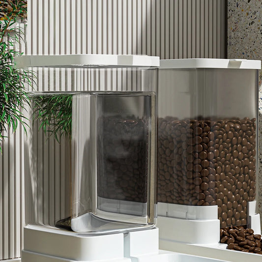 distributeur automatique croquette et eau pour chien et chat