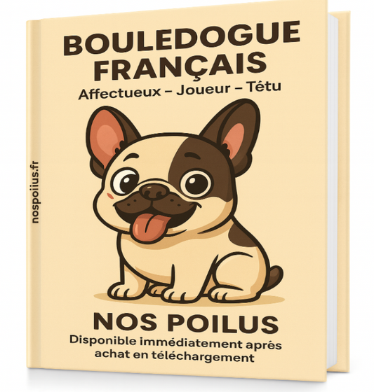 découvrez l'e-book guide complet sur le chien Bouledogue Français.