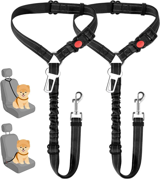 Ceinture de sécurité harnais pour chien en voiture,