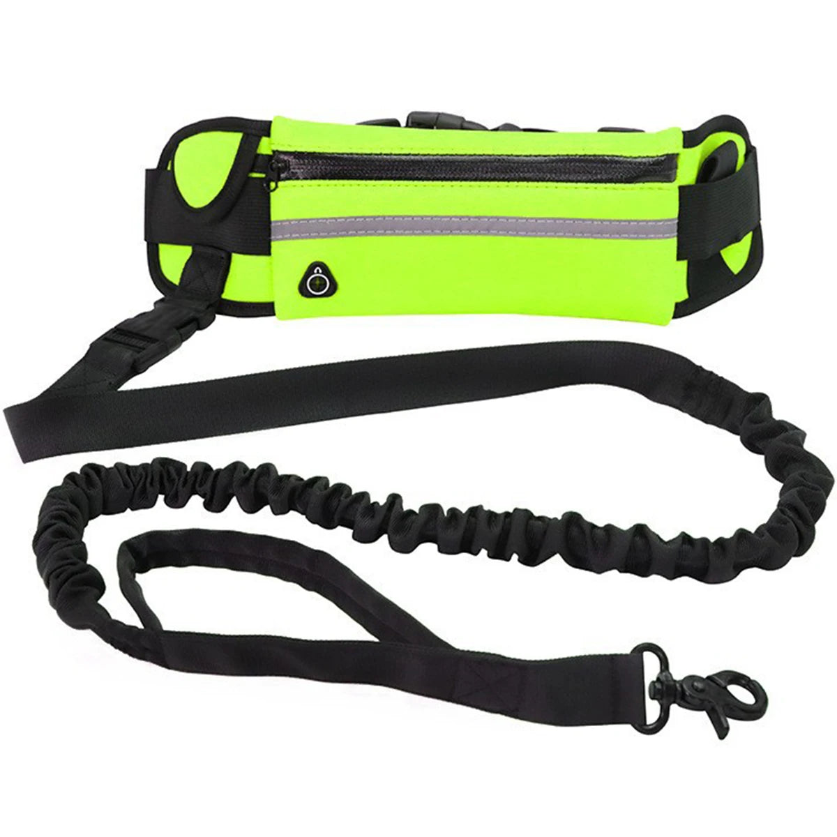 Laisse mains libres pour chien pour courir en toute liberté avec sac de 