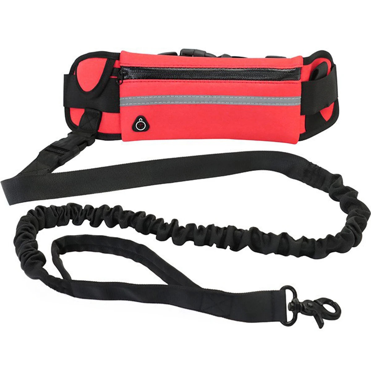 Laisse mains libres pour chien pour courir en toute liberté avec sac de taille