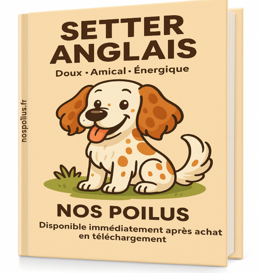 guide complet pour chien Setter Anglais collection nos poilus.