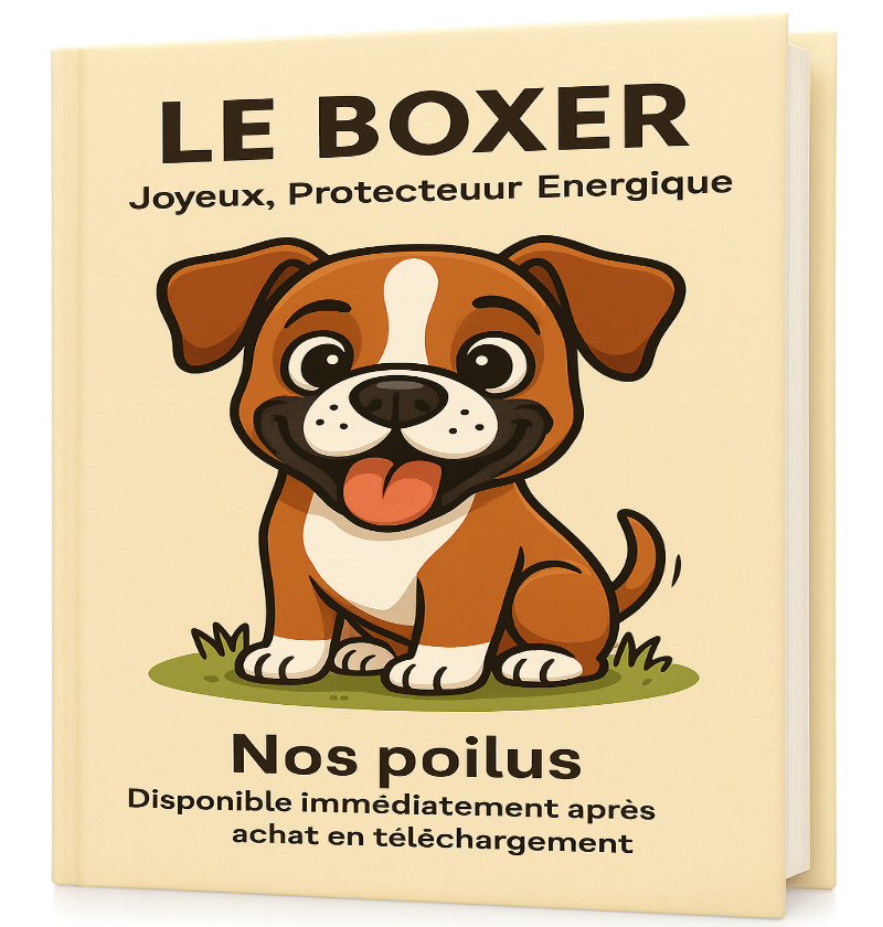 le chien boxer a decouvrir au travers d'un guide complet de la collection nos poilus 