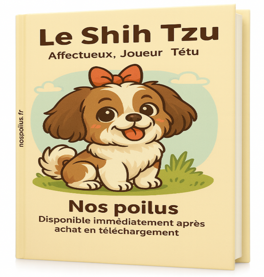 le shih tzu le giuide complet sur ce petit chien dans la collection nos poilus 
